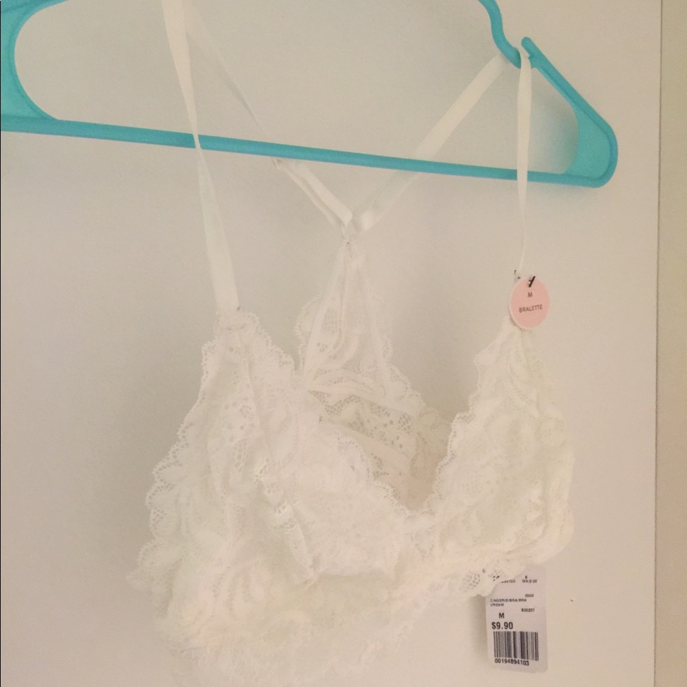 White Lace Bralette.